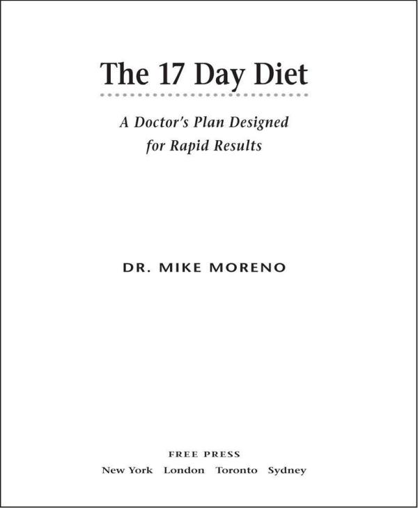 ⓕⓡⓔⓔ » The 17 Day Diet PDF EBook | Free Download
