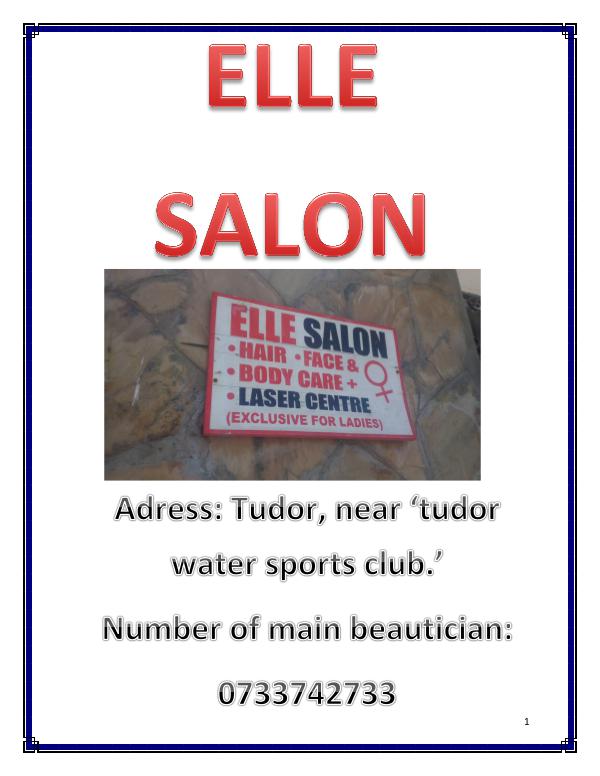 ELLE Salon Removing stereotypes