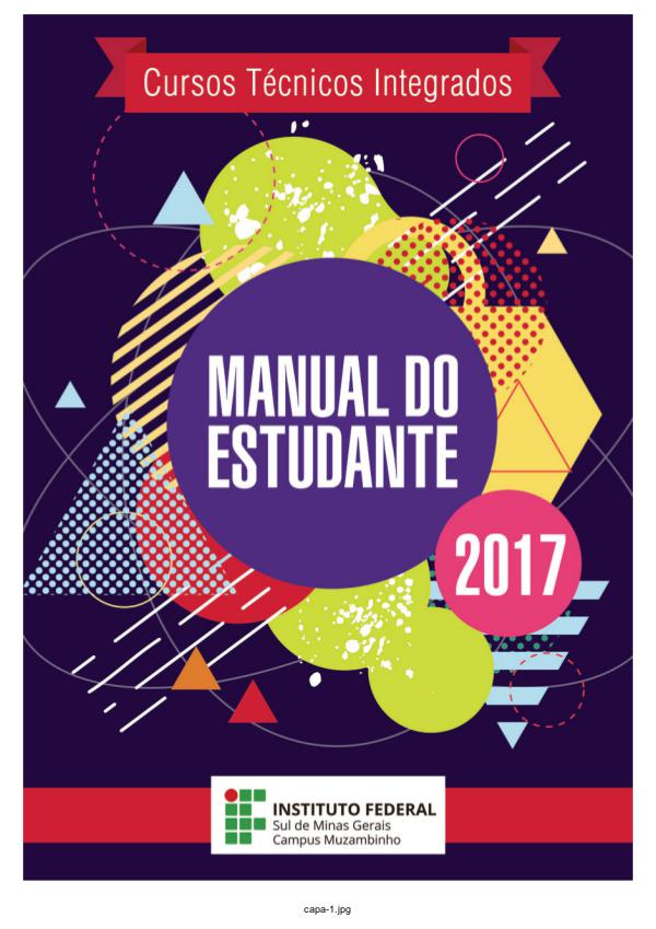 Manual dos Cursos Técnicos Integrados Manual do Estudante - Cursos integrados