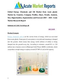 Global energy chemicals and oil market research report