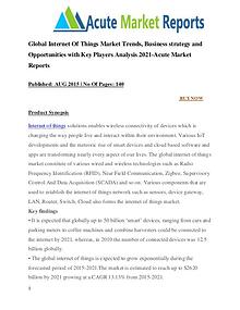 Global Internet Of Things Market Research Report
