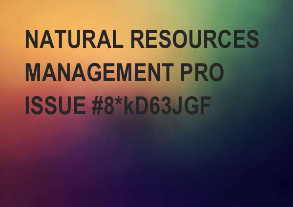 REFUGIUM: Natural resources management Pro _5H0VOLUME_natural_resources_management_pro