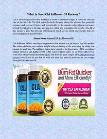 CLA Safflower Oil Reviews