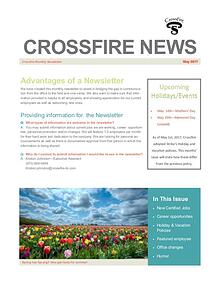 Crossfire Monthly Newsletter