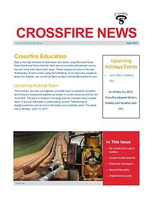 Crossfire Monthly Newsletter