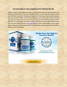 Premium Cleanse is best supplement that is with lab tested elements a