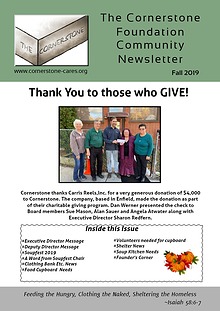 Cornerstone Foundation Digital Community Newsletter