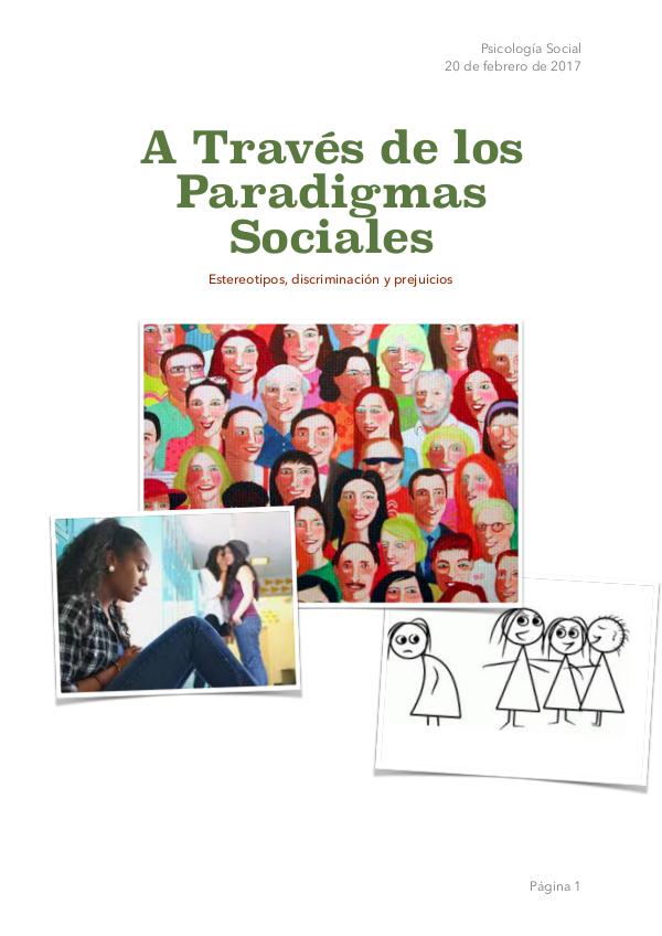A través de los paradigmas sociales A Través de los Paradigmas Sociales