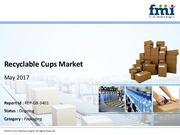 Recyclable Cups Market 2017-2027 by Segmentation: Based on Product, A Recyclable Cups Market  Packaging