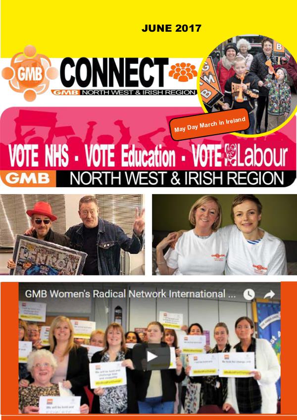 GMB North West and Irish Region Connect Magazine May 2017