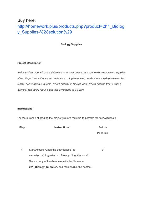 2h1_Biology_Supplies (solution) Homework