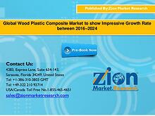 Global Wood Plastic Composite Market to show Impressive Growth Rate b