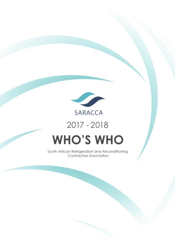 SARACCA Directory 2017-2018 SARACCA Who's Who 2017-2018