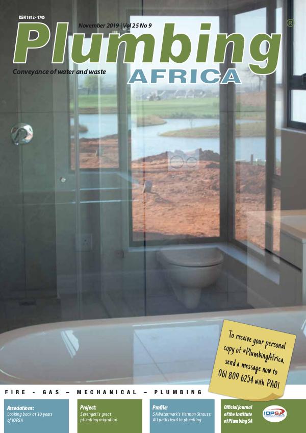 Plumbing Africa November 2019