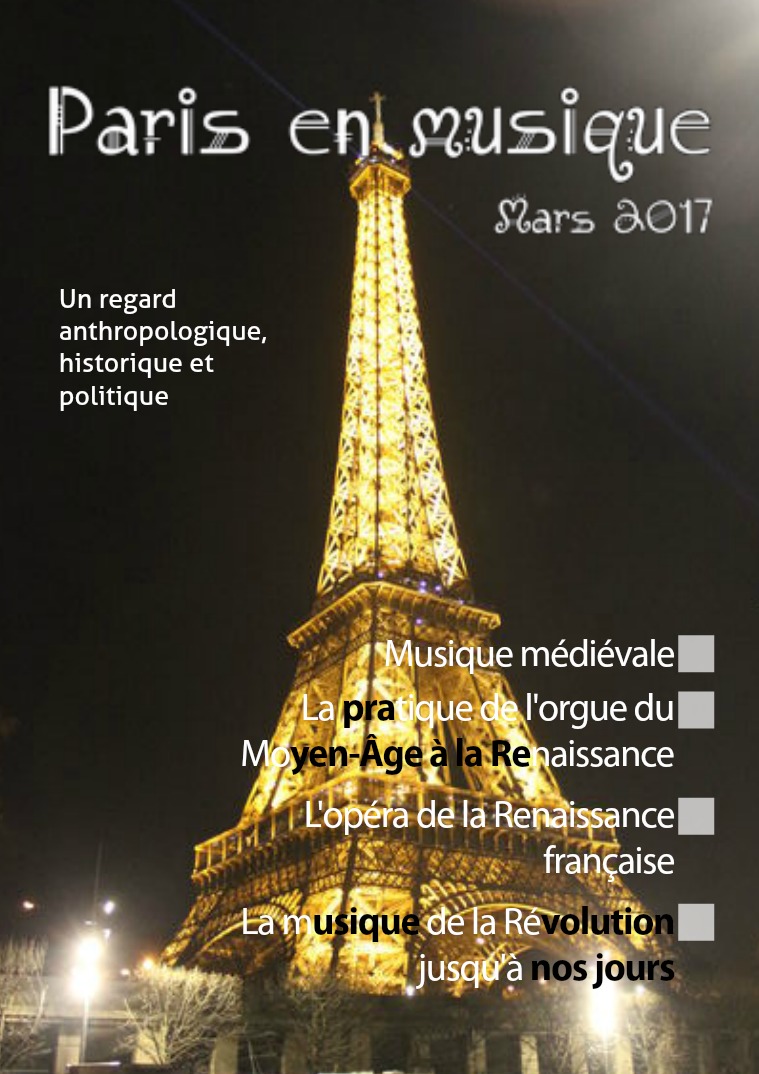 La musique à Paris Mars 2017