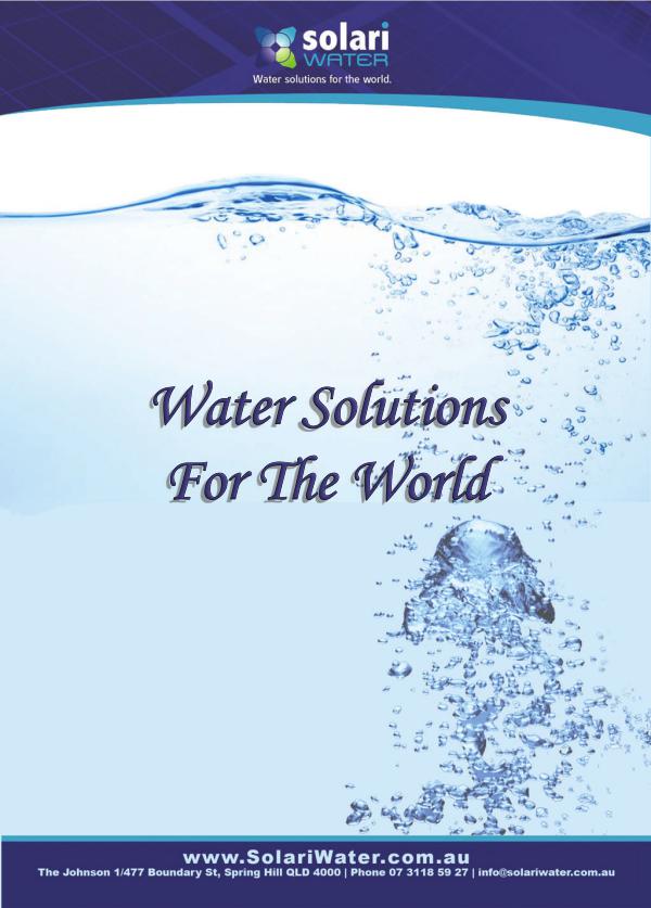 Solari Water Catalogue Solari Water Catalogue