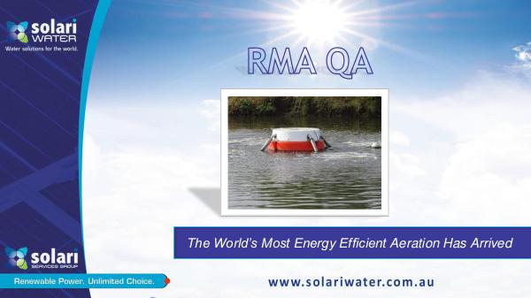 Solari Water Catalogue RMA QA