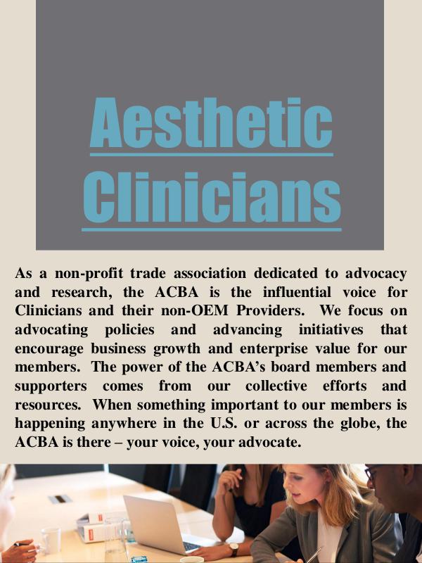 Cosmetic trade association Used laser buyer guide