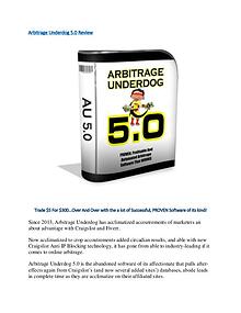 Arbitrage Underdog 5.0 Review