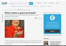 What makes a great principal?