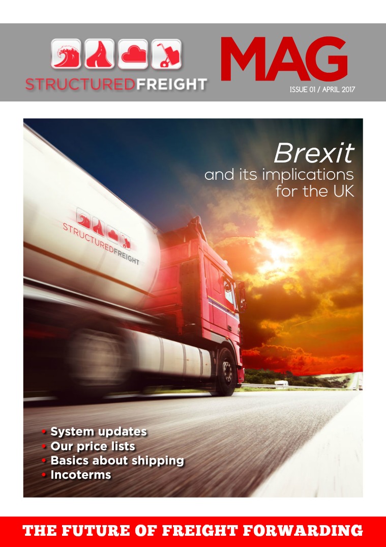 Structured Freight Magazine Issue 01 / April 2017