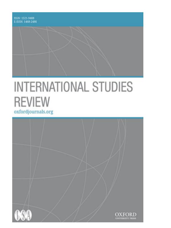 International Studies Review - Issue 19 vol 6 alb