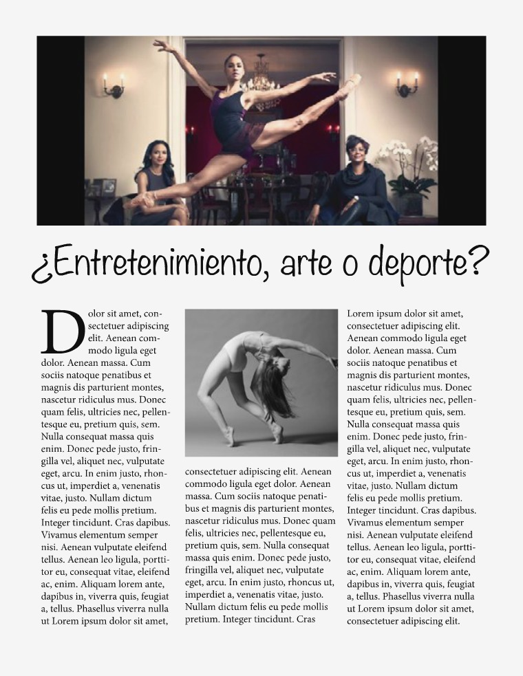 Dance magazine 1