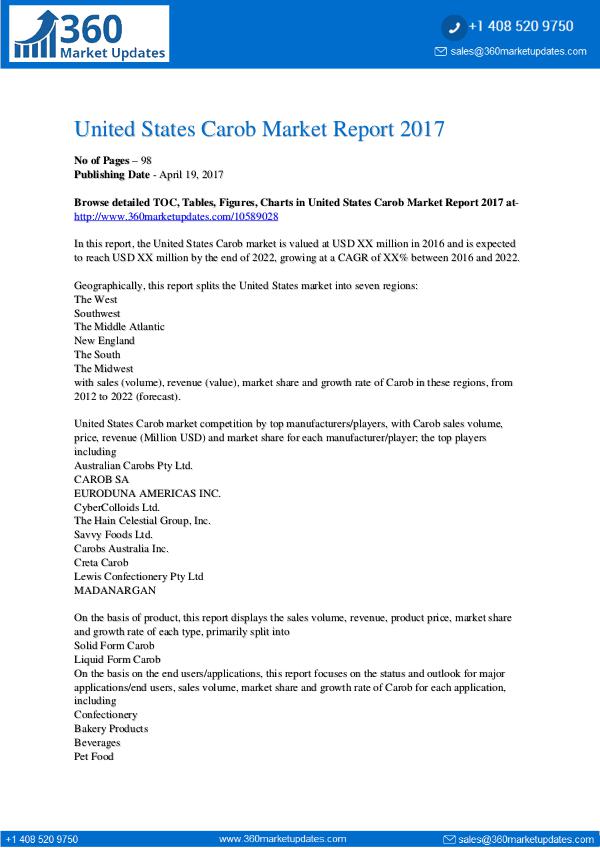 Global-Champagne-Sales-Market-Report-2016 United-States-Carob-Market-Report-2017