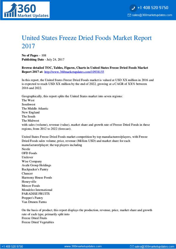United-States-Freeze-Dried-Foods-Market-Report-201