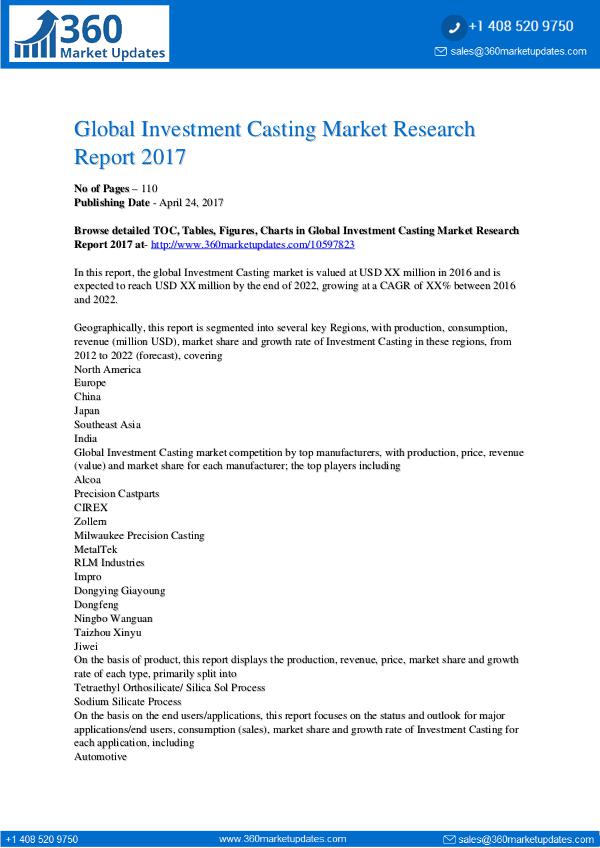 Report- Global-Investment-Casting-Market-Research