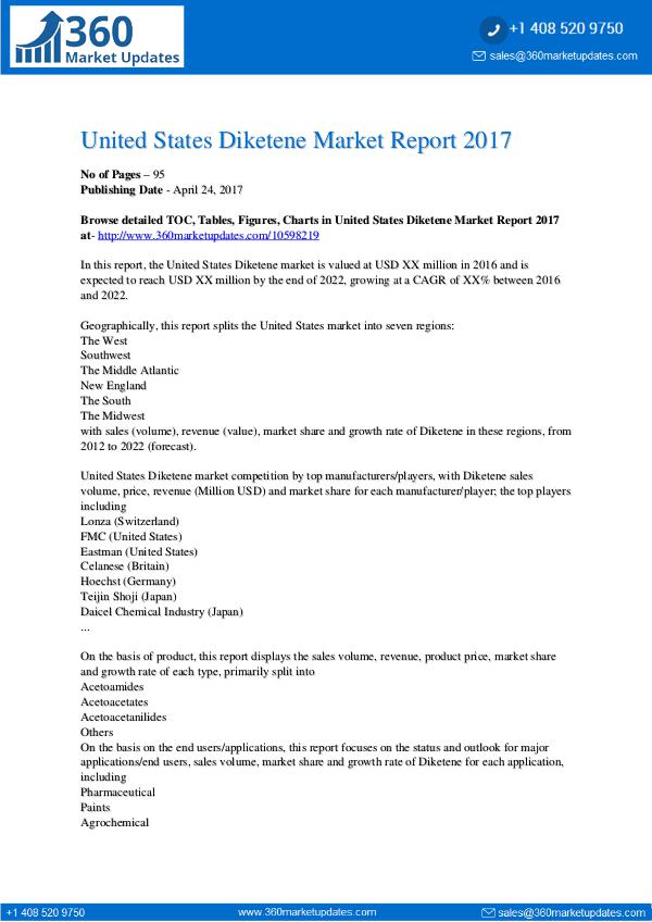 United-States-Diketene-Market-Report-2017
