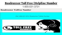 18555313731 Roadrunner Toll Free | Helpline Number