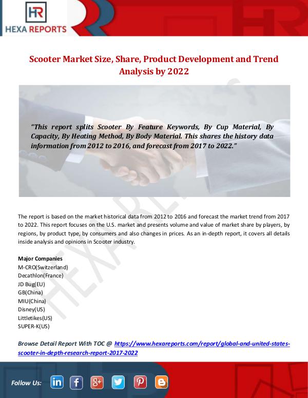 Hexa Reports Industry Scooter Market
