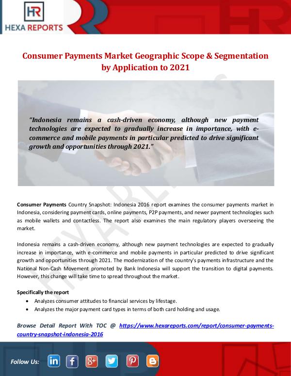 Consumer Payments Market