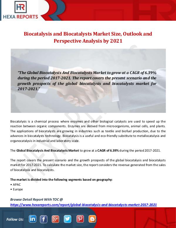 2017 Biocatalysis and Biocatalysts Market Share, B