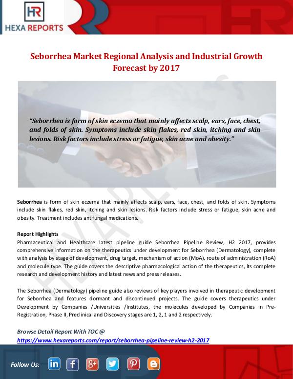 Hexa Reports Industry Seborrhea Market