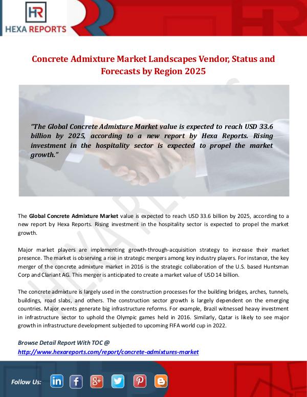 Concrete Admixture Market