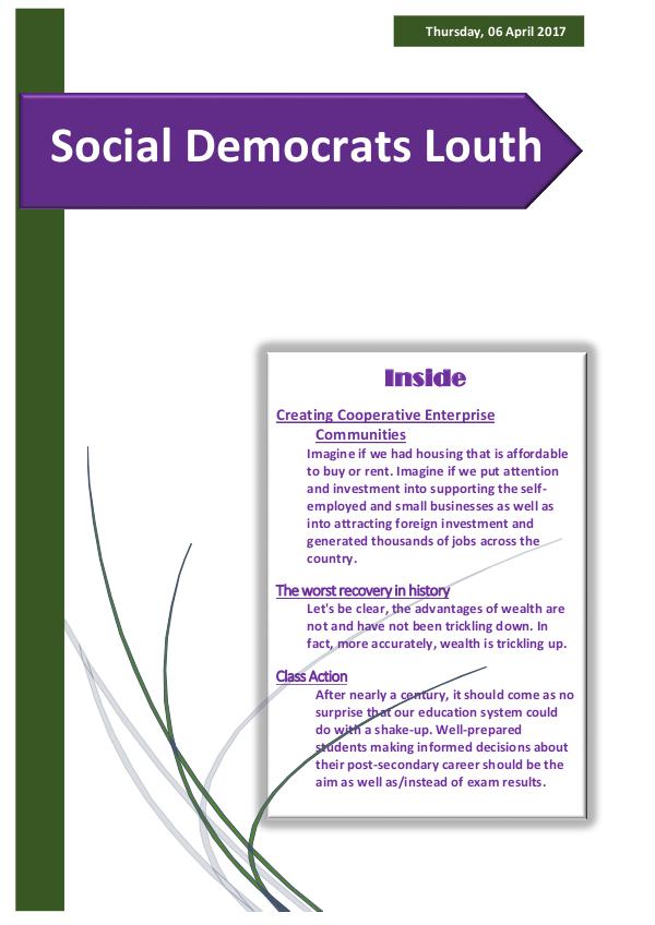 Social Democrats Louth Issue 1 Volume 1