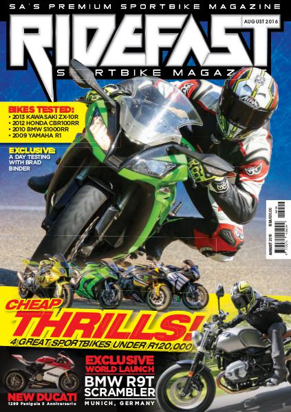 RideFast - MCSA - Motorcycling South Africa August 2016