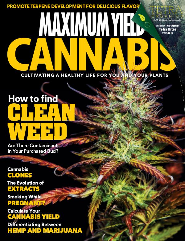 Maximum Yield Cannabis Canada 2018 October/November