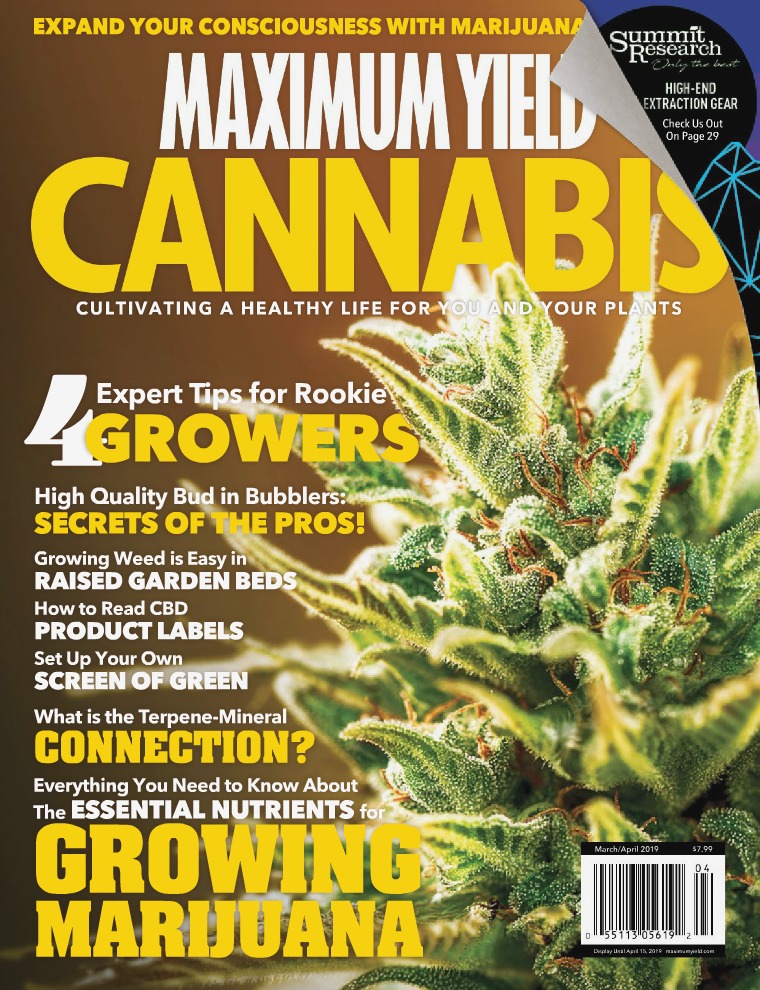 Maximum Yield Cannabis Canada March/April 2019