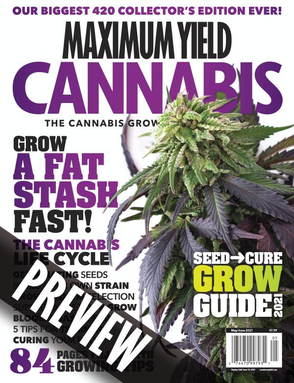 Maximum Yield Cannabis Canada - Preview May/June 2021