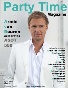 Party Time Magazine Party Time Magazine Issue 27 Armin van Buuren