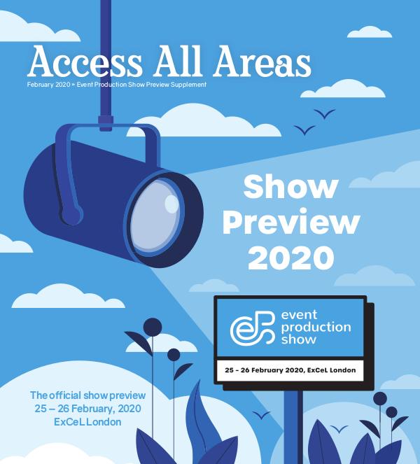 Access All Areas Supplements Event Production Show Preview 2020