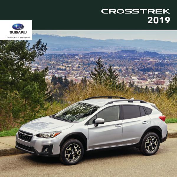 Subaru Crosstrek Brochures 2019 Crosstrek Brochure