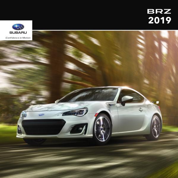 Subaru BRZ Brochures 2019 BRZ Brochure