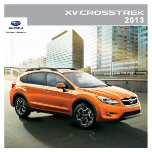 Subaru Crosstrek Brochures 2013 XV Crosstrek Brochure