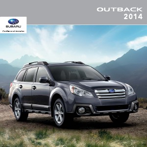 Brochures Subaru Outback Brochure Outback 2014