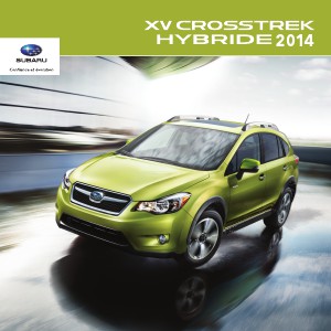 Brochures Subaru Crosstrek Brochure XV Crosstrek hybride 2014
