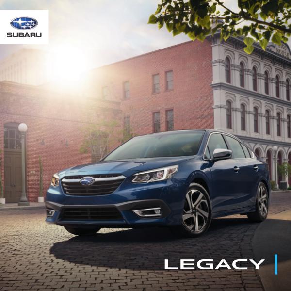 Subaru Legacy Brochures 2020 Legacy Brochure